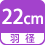 羽径 22cm