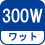 ワット(数) 300W