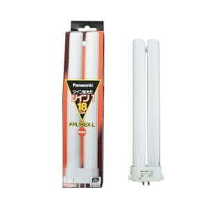 コンパクト形蛍光灯 《ツイン蛍光灯 ツイン1(2本ブリッジ)》 18W 3波長形電球色 FPL18EX-L