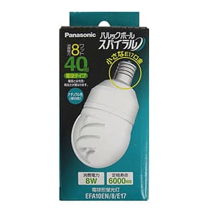 Panasonic EFA10EN/8/E17 (おまけで EFA10EN/8)形電球形 - 蛍光灯・電球