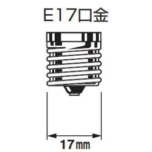 パナソニック ボール電球 50mm径 25W形 E17口金 クリア ボール電球 50mm径 25W形 E17口金 クリア GC100V24W50E17 画像2