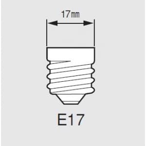 パナソニック 【生産完了品】ミニクリプトン電球 110V 25W形 クリア E17口金 ミニクリプトン電球 110V 25W形 クリア E17口金 LDS110V22WCK 画像2