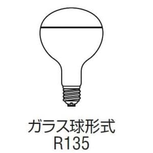 屋外投光用アイランプ 散光形 110V 300W形 E39口金 RF110V270WH