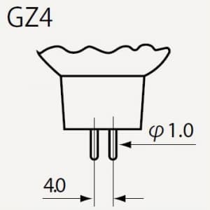 ウシオ ダイクロイックミラー付ハロゲンランプ JRφ35 12V 20W 中角 GZ4口金 ダイクロイックミラー付ハロゲンランプ JRφ35 12V 20W 中角 GZ4口金 JR12V20WLM/K3-H 画像3