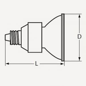 【ケース販売特価 10個セット】ダイクロイックミラー付ハロゲンランプ JRφ35 12V 20W 狭角 EZ10口金  JR12V20WLN/K3/EZ-H_set