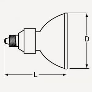 ウシオ ハロゲンランプ JRφ50 12V 85W形 狭角 EZ10口金 ハロゲンランプ JRφ50 12V 85W形 狭角 EZ10口金 JR12V60WLN/K/EZ-H 画像2