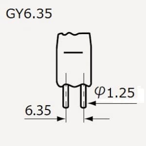 ウシオ ミニハロゲンランプ 12V 50W GY6.35口金 ミニハロゲンランプ 12V 50W GY6.35口金 JC12V50WG/1.25 画像3