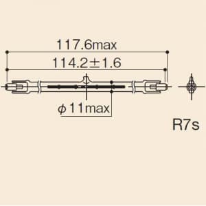 J110V150W_set (岩崎電気)｜標準タイプ｜ハロゲンランプ｜電材堂【公式】