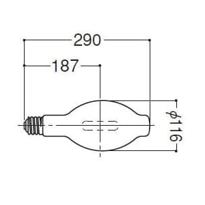 BH200/220V500W (岩崎電気)｜BH〜｜水銀灯・メタハラ・ナトリウム