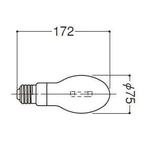 【生産完了品】アイ セルフバラスト水銀ランプ 蛍光形 160W BHF100/110V160W