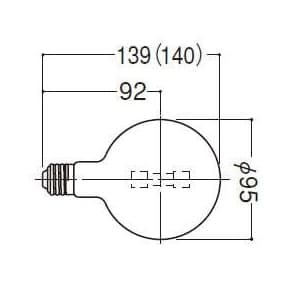 岩崎電気 【生産完了品】アイ セルフバラスト水銀ランプ 蛍光形 100W BHGF100110V100WH