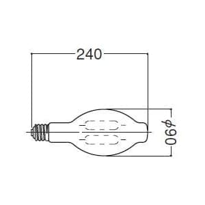 岩崎電気 【生産完了品】ツインマーキュリー 250W HF250TX