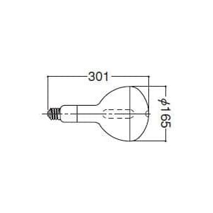 【生産完了品】アイ水銀ランプ 蛍光反射形 200W HRF200X