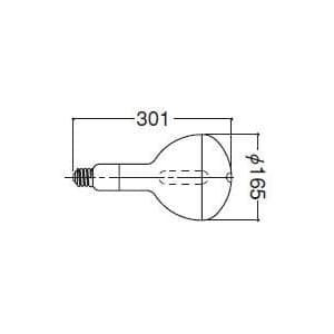 岩崎電気 【生産完了品】アイ水銀ランプ 蛍光反射形 250W HRF250X