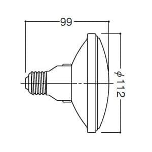 岩崎電気 【生産完了品】ハイラックスビーム PAR36 広角 70W M70P36FSDW