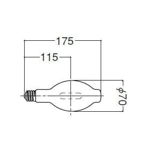 岩崎電気 【生産完了品】HIDカラ-ランプ M100LEGBU