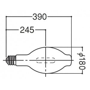 岩崎電気 【生産完了品】HIDカラ-ランプ ブルー M1000BV