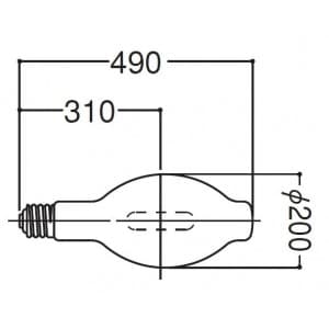 岩崎電気 【生産完了品】メタルハライドランプ M2000BBUH