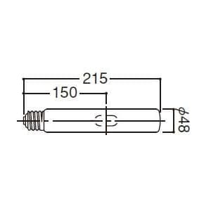 岩崎電気 【生産完了品】メタルハライドランプ 250W MT250CEWBH