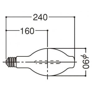 NH180FL (岩崎電気)｜NH〜｜水銀灯・メタハラ・ナトリウムランプ｜電材