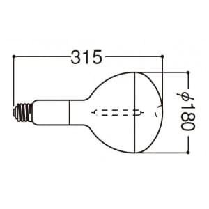 岩崎電気 FECサンルクスエース 反射形 360W NHR360LS