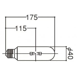 岩崎電気 FECサンルクスエース 透明形 70W NHT70LS