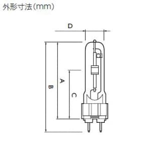 【生産完了品】マスターカラーCDM-T 直管タイプ 片口金G12 高効率セラミックメタルハライドランプ 70W 色温度:4200K  CDM-T70W/942