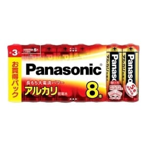 パナソニック アルカリ乾電池 単3形 8個シュリンク×30パックケース販売 LR6XJ8SW*30P