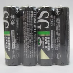日立 【生産完了品】マンガン乾電池 SGシリーズ 単3形 4本パック R6PUSG4P
