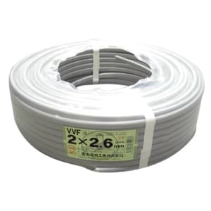 未使用西日本電線VVFケーブル平形100m巻　VVF2.0*2C*100M 2巻