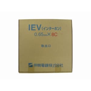 伸興電線 IEV インターホンケーブル 0.65mm 8心 100m巻 IEV0.65×8C×100m