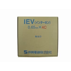 伸興電線 IEV インターホンケーブル 0.65mm 4心 200m巻 IEV0.65×4C×200m