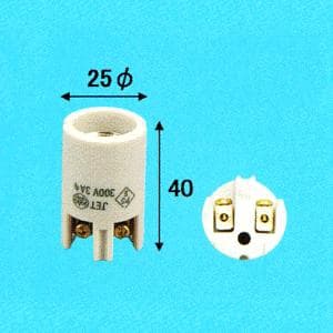 アサヒ 【生産完了品】E17-01 ソケット(角端子付) E17-01 ソケット(角端子付) 016402_asahi