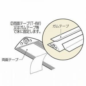 OPS6-J (未来工業)｜ワゴンモール ソフトタイプ｜モール・ダクト｜電材