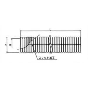 因幡電機 【生産完了品】《ジャッピー》コルゲートチューブ 10.7mm 50m 【生産完了品】《ジャッピー》コルゲートチューブ 10.7mm 50m JC0T1050M 画像4