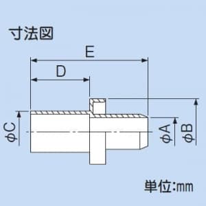 因幡電工 本体カフスφ20 DSH-20N用パーツ VP管継手用 本体カフスφ20 (DSH-20N用パーツ) VP管継手用 DSH-20NC 画像2