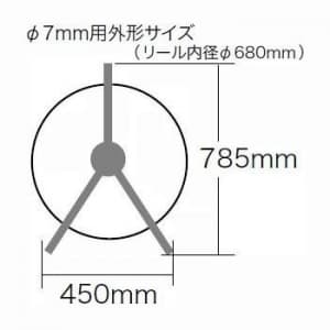 ジェフコム シルバーグラスライン 小型φ7mm 50m 線のみ シルバーグラスライン 小型φ7mm 50m 線のみ GW-0705 画像2