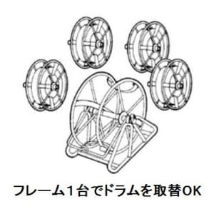 MRS-4800 (ジェフコム)｜電線リール・CD管リール・ロープリール｜工具