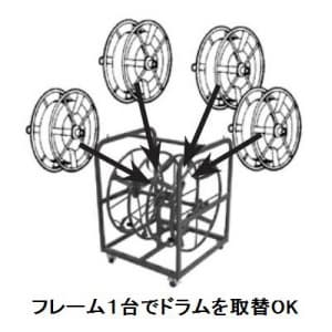 MRF-4803 (ジェフコム)｜電線リール・CD管リール・ロープリール｜工具