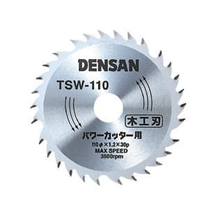 ジェフコム 丸ノコチップソー 木工用 外径φ110×刃厚1.2×内径20mm TSW-110