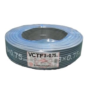 VCTF0.75SQ×3C×100mハイ (富士電線)｜3心｜電線(ケーブル)｜電材堂【公式】