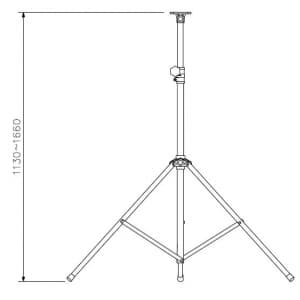 TOA スピーカースタンド スピーカースタンド ST-16A 画像2