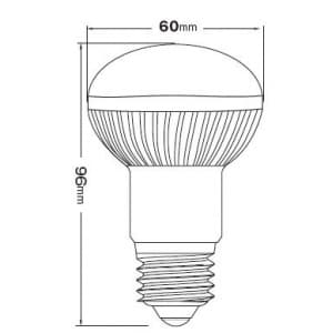 STE 【生産完了品】【ケース販売特価 12個セット】調光器対応LED電球 デコライト 【デコレフ60】 60W形レフ球相当 電球色 口金E26  JRFD060C_set 画像2