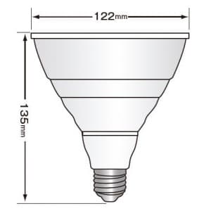 STE 【生産完了品】【お買い得品 6個セット】屋内・屋外用 LED電球 ビーム電球タイプ デコビーム 白色 口金E26  JBD4000_6set 画像2