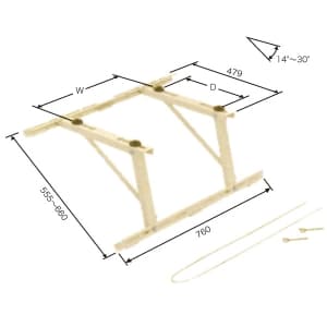 日晴金属 クーラーキャッチャー 傾斜屋根用 ZAM&reg;+粉体塗装 C-YUG-L