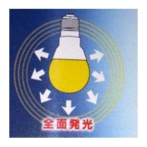 前田硝子 【生産完了品】LED電球 《easyZ Lamp》 ミニクリプトン形 全面発光タイプ 25W形相当 昼光色相当 全光束250lm E17口金  LDA5D-H-E17 画像4