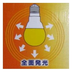 前田硝子 【生産完了品】LED電球 《easyZ Lamp》 ミニクリプトン形 全面発光タイプ 透明カバータイプ 25W形相当 電球色相当 全光束300lm E17口金  LDA5L-H-E17-C 画像4