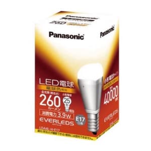 パナソニック 【生産完了品】LED電球 小形電球タイプ 下方向タイプ 25W形相当 全光束260lm 電球色相当 E17口金 《EVERLEDS エバーレッズ》 LDA4L-H-E17