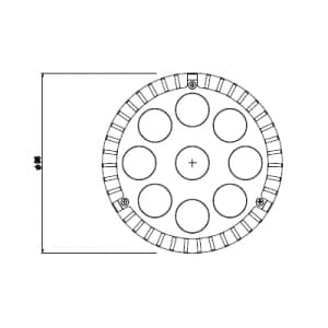 テスライティング 【生産完了品】LEDランプ 《MARK1type Cree》 PAR30 ビーム角9度 光束595lm 色温度3000K E26口金 LEDランプ PAR30 ビーム角9度 光束595lm 色温度3000K E26口金 KLP3026NWW 画像2