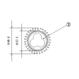 テスライティング 【生産完了品】LEDランプ 《MARK1type Cree》 MR16 ビーム角12度 光束182lm 色温度3000K E11口金 LEDランプ MR16 ビーム角12度 光束182lm 色温度3000K E11口金 BLT1611SS-CWW31H 画像2